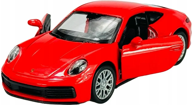 PORSCHE 911 CARRERA 4S PULLBACK RED 1/35