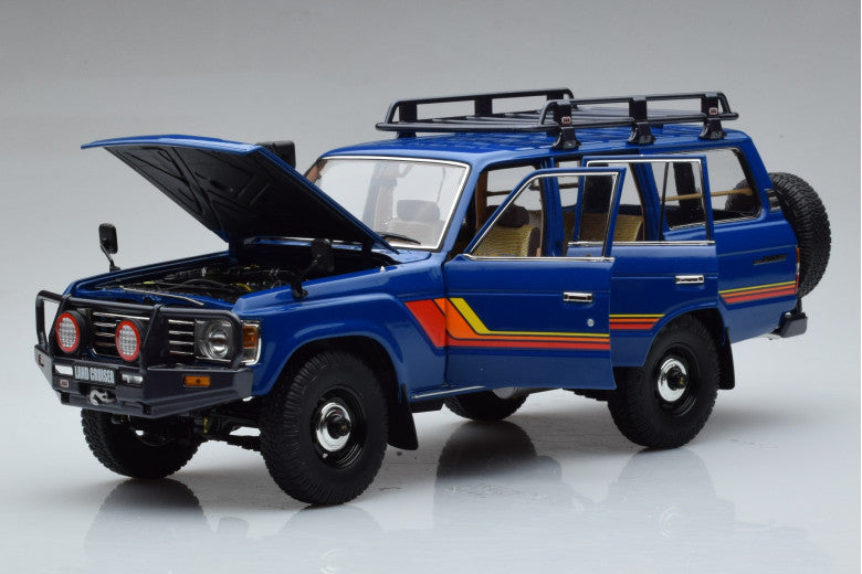 TOYOTA LANDCRUISER 60 BLUE 1/18