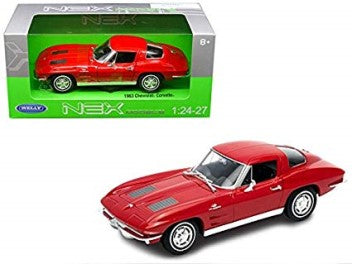 CHEVROLET CORVETTE RED 1963 1/24