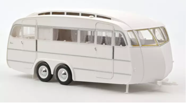 Peugeot 404 1965 Brown metallic with Caravan Hénon 1:18