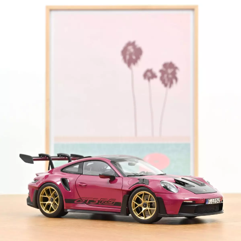 Porsche 911 GT3 RS w/Weissach Pack 2022 Ruby Star 1:18