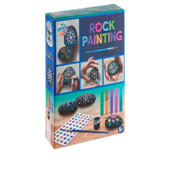Mandala Rock Painting, 3 rocks & 5 paints