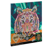 Diamond Painting on Canvas Tiger 30 x 30 cm