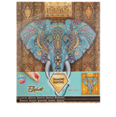 Diamond Painting on Canvas Elephant 30 x 30 cm