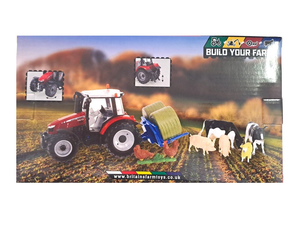 MASSEY FERGUSON 5612 TRACTOR PLAYSET 1/32