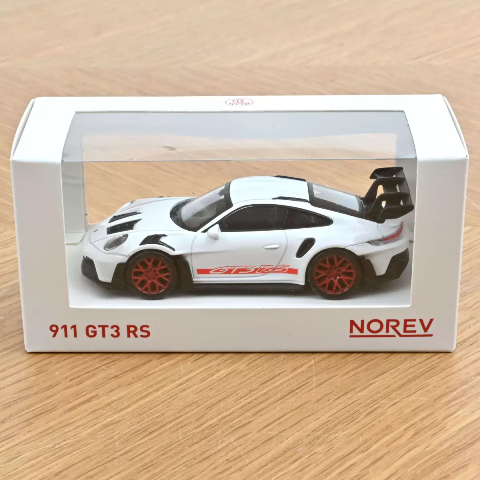 Porsche 911 GT3 RS 2022 White Jet-car 1:43