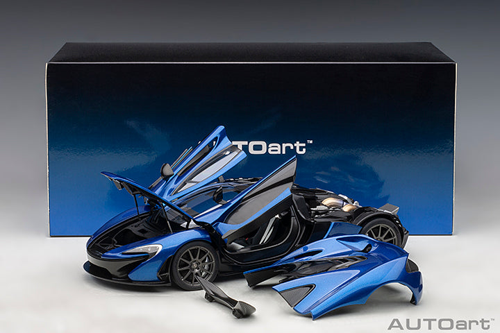 McLAREN P1 AZURE BLUE 1/18