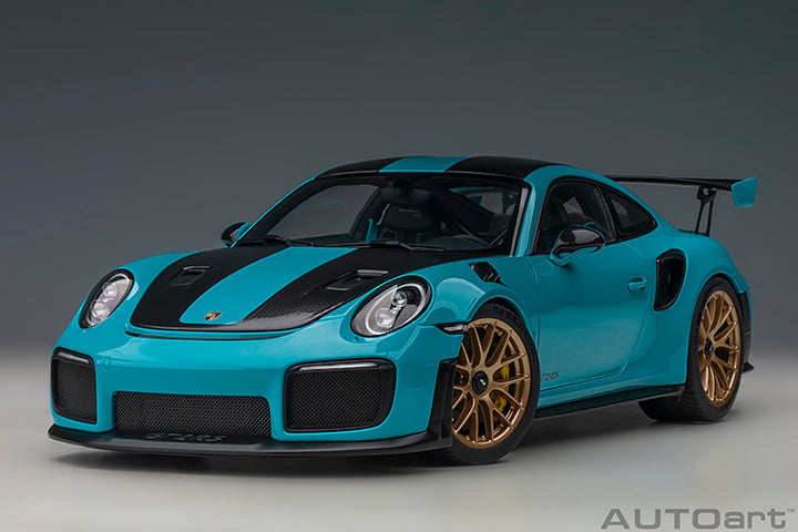 1/18 PORSCHE 911 (991.2) GT2 RS WEISSACH PACKAGE (MIAMI BLUE)