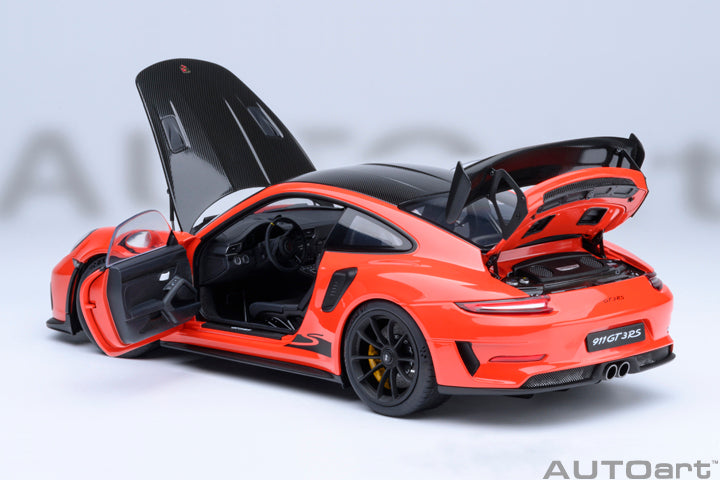 1/18 PORSCHE 911 (991.2) GT3 RS WEISSACH PACKAGE ( LAVA ORANGE )