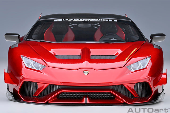 LAMBORGHINI LIBERTY WALK LB SILHOUETTE WKS HURACAN GT HYPER RED 1/18