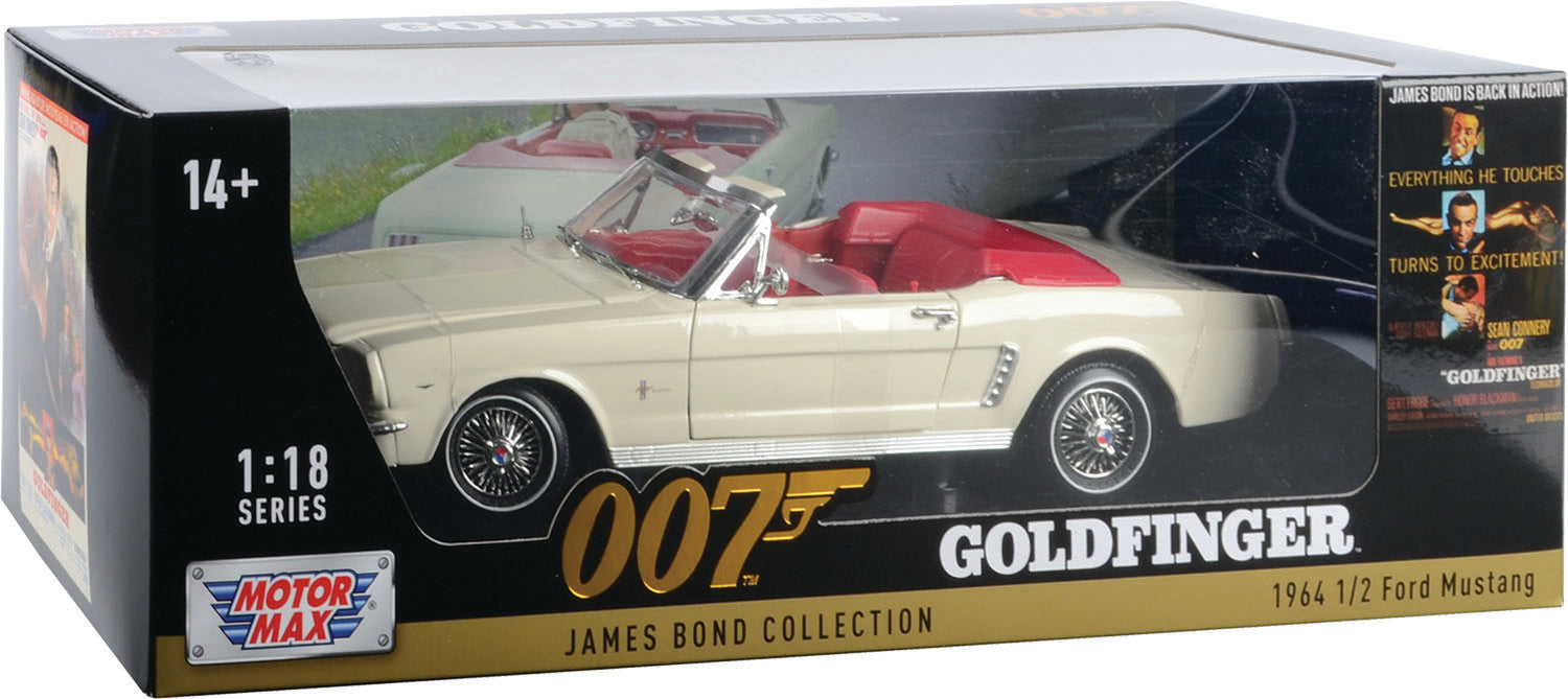 JAMES BOND - 1:18 1964 1/2 FORD MUSTANG(CONVERTIBLE)