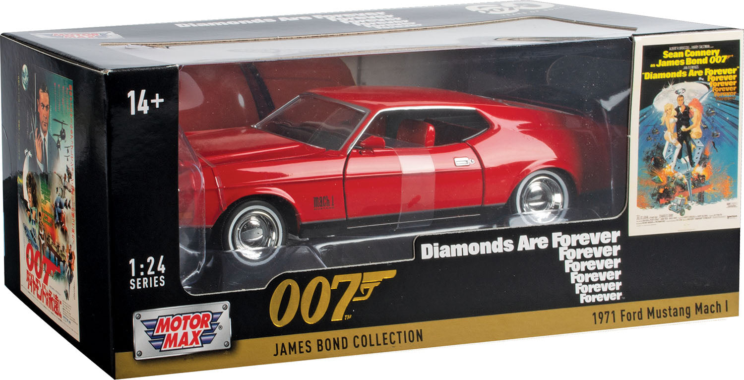 JAMES BOND - 1:24 1971 FORD MUSTANG MACHI