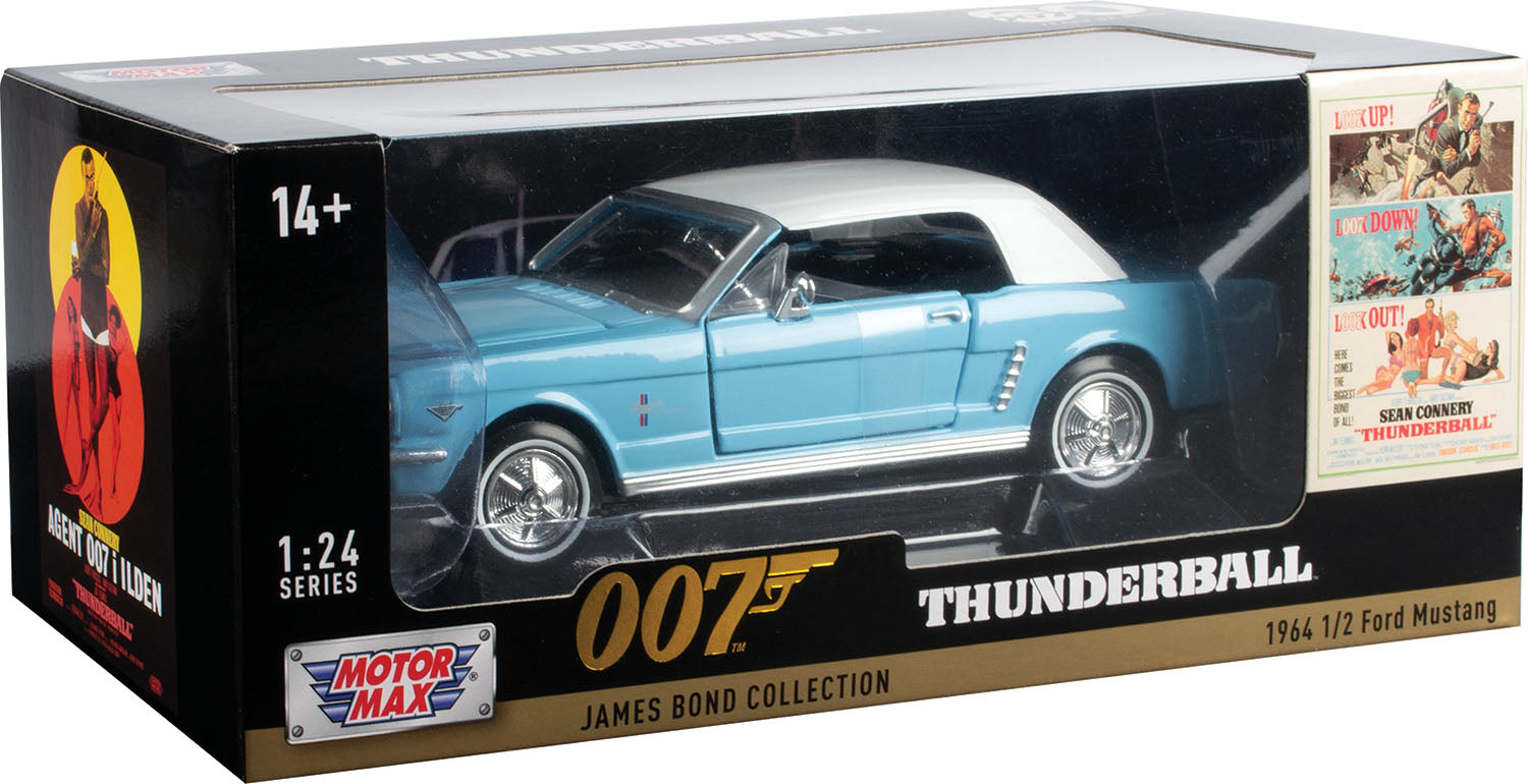 JAMES BOND - 1:24 1964 1/2 FORD MUSTANG (HARD TOP)