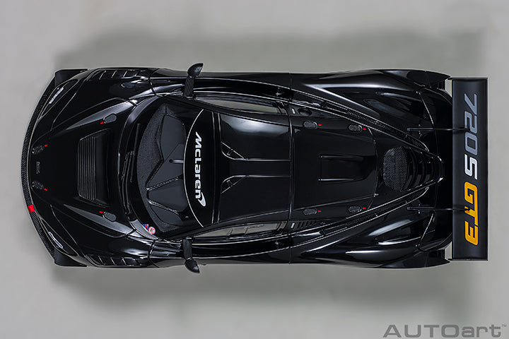 MCLAREN 720S GT3 GLOSS BLACK 1/18