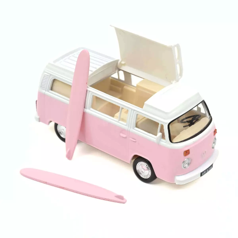 VW Combi T2b Camper Van 1973 Pink  1:43