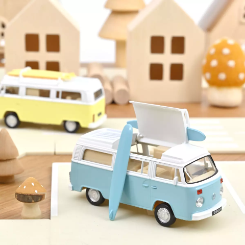 VW Combi T2b Camper Van 1973 Pastel Blue  1:43