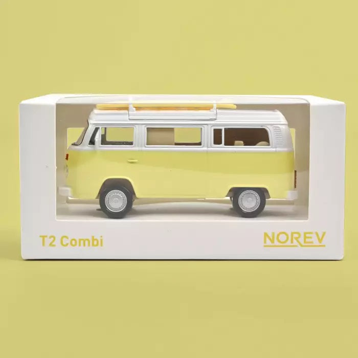 VW Combi T2b Camper Van 1973 Pastel yellow 1:43
