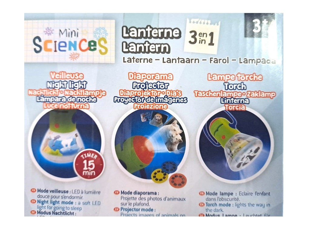 MINI SCIENCES - LANTERN PROJECTOR 3 IN 1 24 PHOTOS