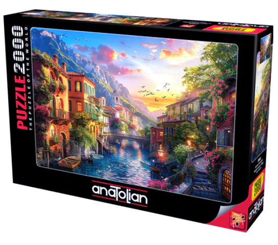 MEDITERRANEAN VILLAGE 2000 PIECE PUZZLE
