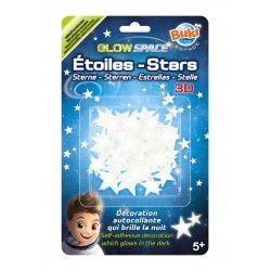Glow-in-the-dark 3D Stars