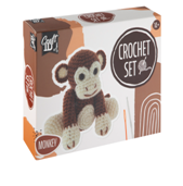 Crochet kit Monkey, 15x9x13,5 cm