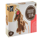 Crochet kit foal, 9,5x15,5x16 cm