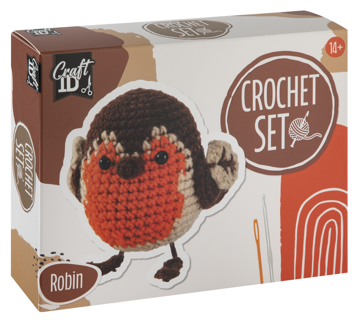 Crochet kit Robin 10x8,5 cm