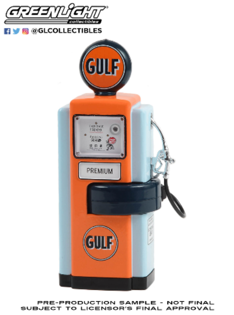 1:18 Vintage Gas Pumps Series 14 - 1948 Wayne 100-A Gas Pump Gulf Oil Premium