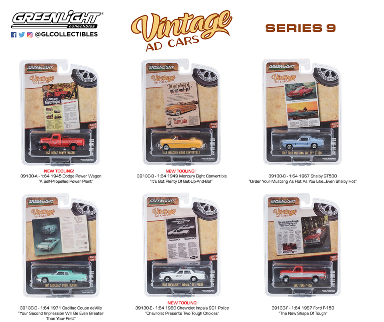 1:64 Vintage Ad Cars Series 9