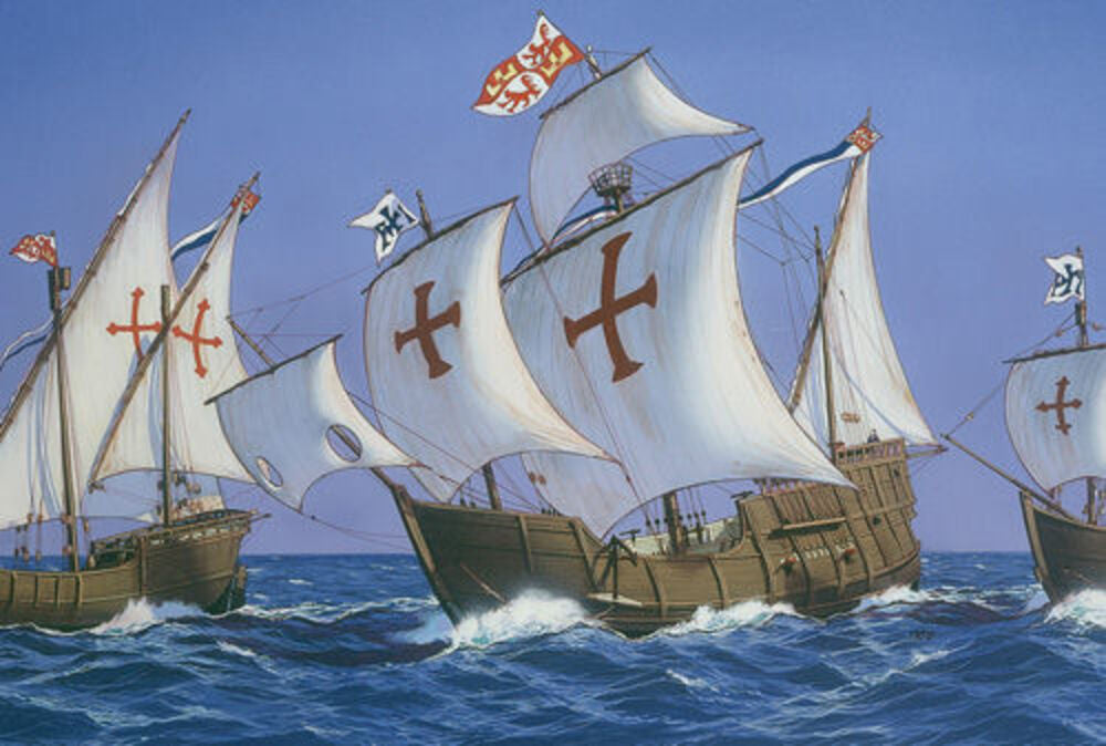 Christopher Columbus SANTA MARIA, PINTA AND NINA 1/75
