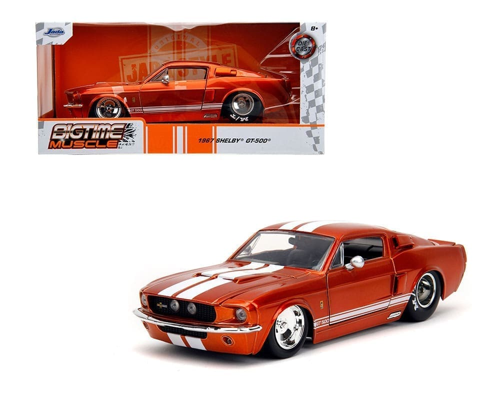 Shelby GT500 - Red with White Stripes  1967 1/24