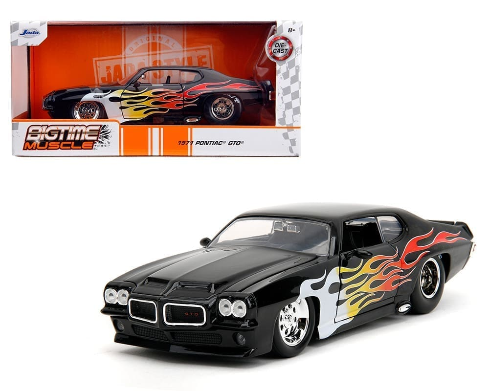 Pontiac GTO Judge (Black) with Flames – Bigtime Muscle quantity 1971