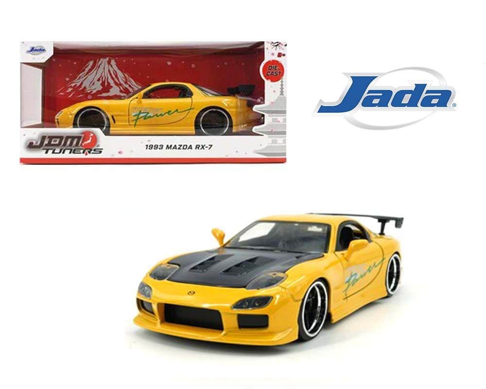 Mazda RX-7 HKS Tuned - Yellow - JDM Tuners 1993 1/24