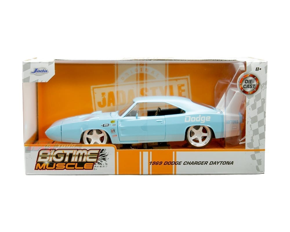 Dodge Charger Daytona - Light Blue - Bigtime Muscle 1969 1/24