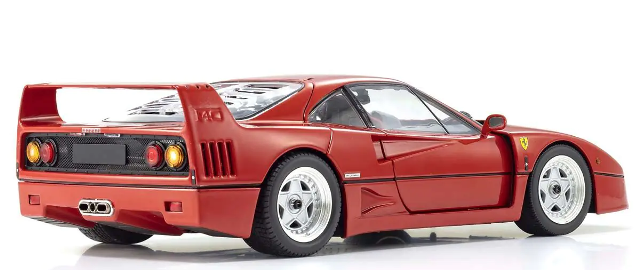 FERRARI F40 1989 RED 1/18