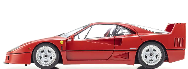 FERRARI F40 1989 RED 1/18