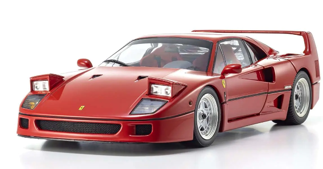 FERRARI F40 1989 RED 1/18