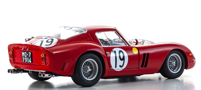 FERRARI 250GTO LM #19 RED 1/18