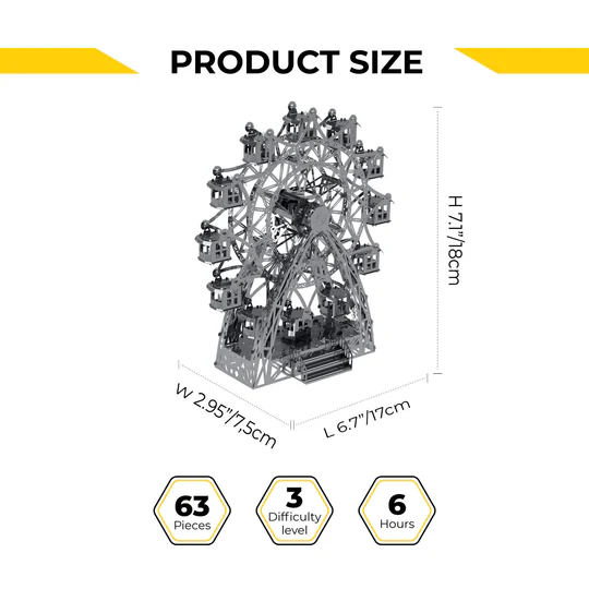 Amusement Ride Mechanical-Electrical  kit of Ferris wheel, 63 parts