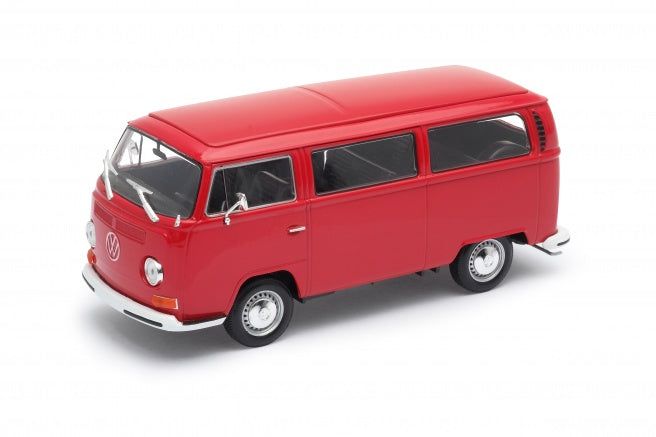 "VOLKSWAGEN BUS T2     RED 1972 1/24"