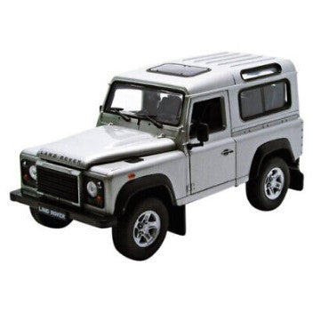 LAND ROVER DEFENDER  SILVER  1/24