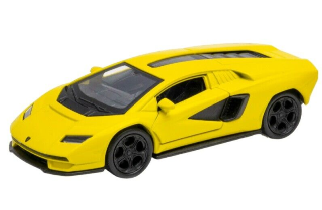 LAMBORGHINI COUNTACH LPI 800-4 PULLBACK YELLOW  1/35