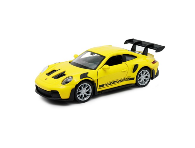 PORSCHE 911 GT3 RS 992 PULLBACK YELLOW  1/35