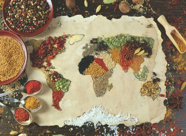 HERBAL WORLD MAP 1000 PIECES