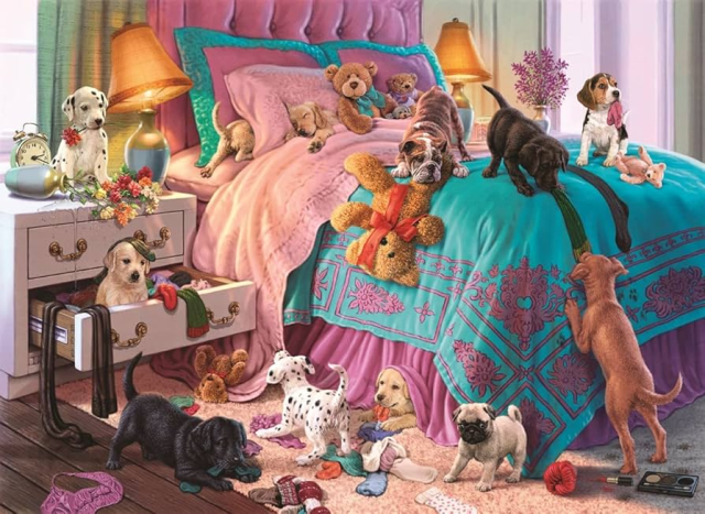 NAUGHTY PUPPIES 1000 PIECES