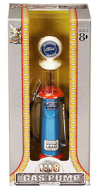 GAS PUMP FORD EMBLEM ROUND 1/18