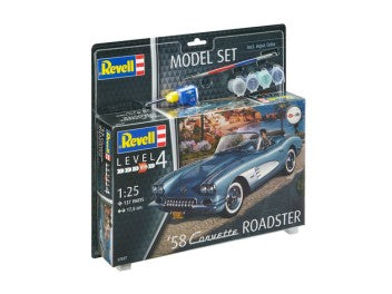 MODEL SET CORVETTE ROADSTER 58 1/25