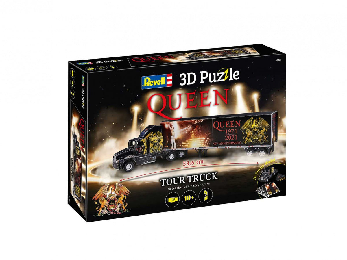 QUEEN TOUR TRUCK 3D PUZZLE 586 MM LONG 129 PCS